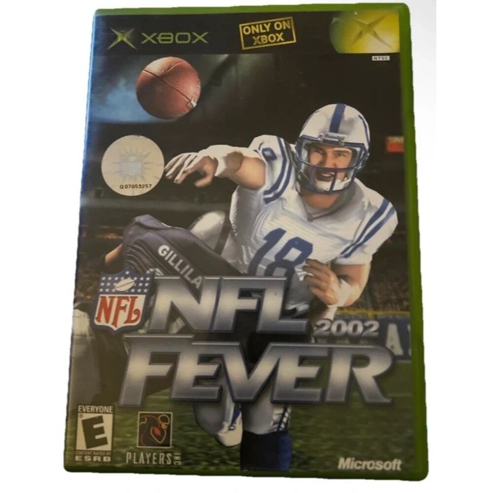 Microsoft Xbox NFL Fever 2001 Game CIB Complete Disc Insert 2001